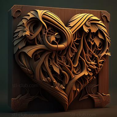 3D модель St HeartSlash игра (STL)